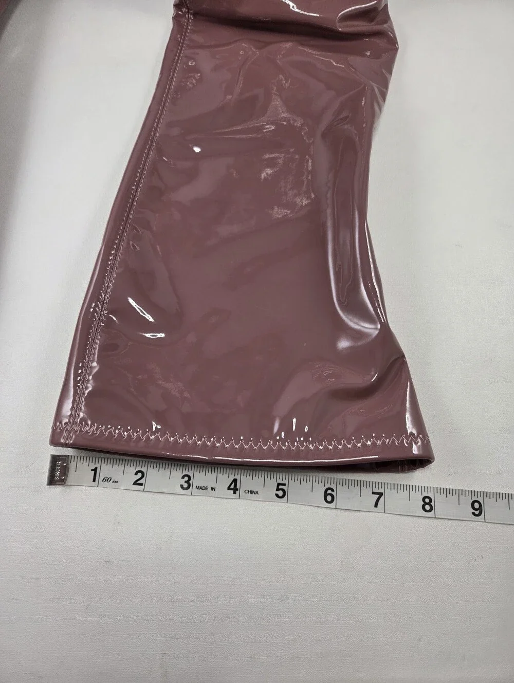 Steve Madden VAVA Mauve Patent Thigh High Boots, 6.5